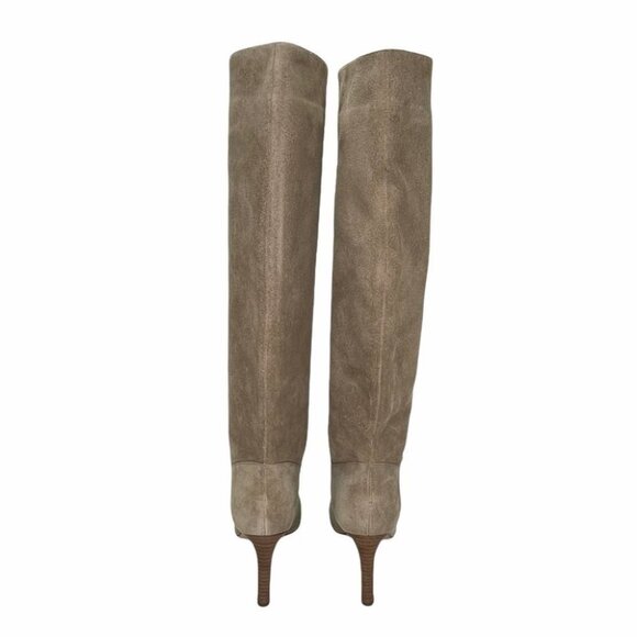 Marc Fisher LTD Zadia Tan Suede Knee High Boots - Picture 6 of 13